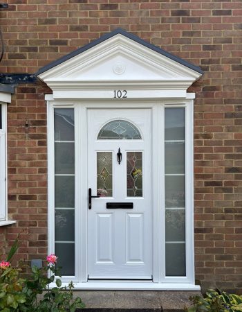 Swain Brothers | Double Glazed Front Door & Canopy